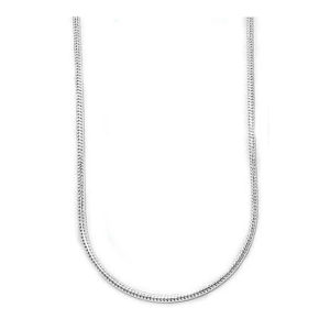 Sterling Silver 1mm Snake Necklace