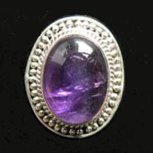 Amethyst Sterling Silver Ring
