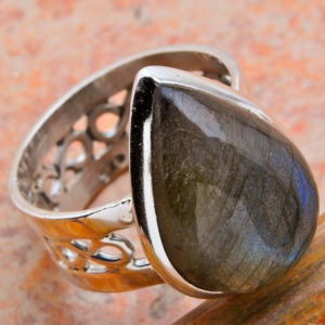 Labradorite Sterling Silver Ring