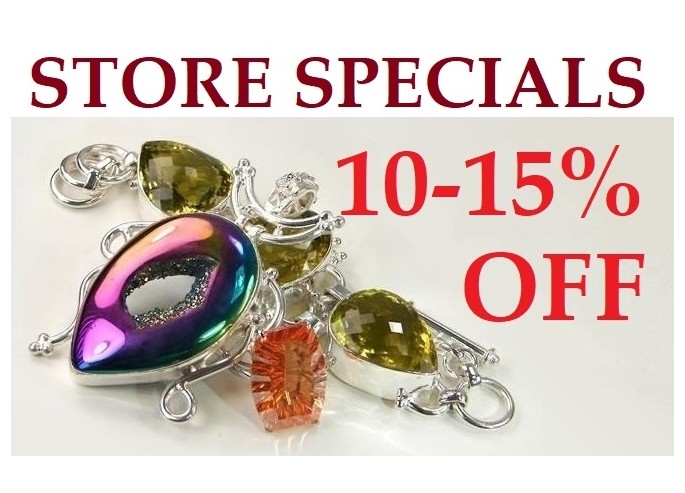Store Specials - Special Prices on Selected Pieces of Crystal & Gemstone Jewelry